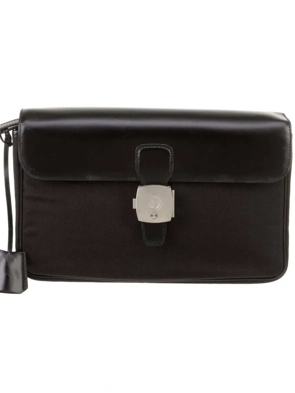 Perfect Dunhill men’s leather and canvas portfolio